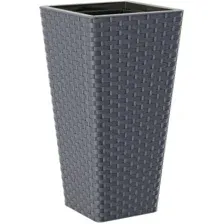 Кашпо Formplastic Rattana Slim FP-3900-014 (антрацитовый)