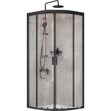 Душевой уголок AM.PM Gem 80x80 WK90EM (черный)