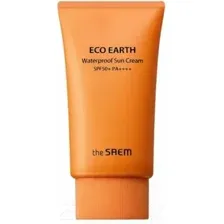 Крем солнцезащитный The Saem Eco Earth Waterproof Sun Cream SPF 50+ PA++++ (50мл)