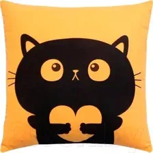 Подушка декоративная MATEX Meow / 43-614 (абрикосовый)