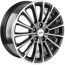 Литые диски X'trike X-136 17x7" 5x105мм DIA 56.6мм ET 38мм BK/FP