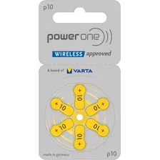 Комплект батареек PowerOne One Zinc-Air p10 BL6