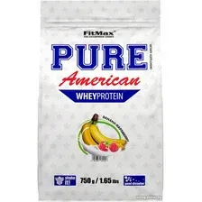 Протеин сывороточный (концентрат) Fitmax Pure American (750 г, банан/малина)