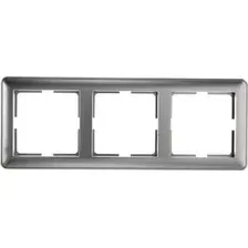 Рамка Systeme Electric W59 KD-3-58 (матовый хром)