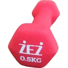 Гантель ZEZ Sport Виниловая 0.5kg-N-К