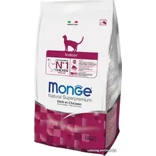 Сухой корм для кошек Monge Indoor Rich in Chicken 10 кг