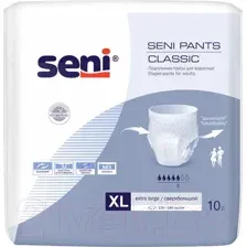 Трусы-подгузники для взрослых Seni Pants Classic Extra Large (10шт)