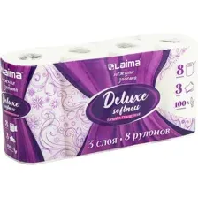 Туалетная бумага Laima Deluxe / 115396