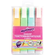 Набор текстовыделителей Юнландия Colorstar Pastel 151716 (4шт)