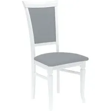 Стул Leset Монтана (белый 9003/патина серебро/жаккард Атина серебро Ж4.04)