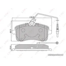 Тормозные колодки LynxAuto BD6101