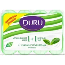 Крем-мыло Duru зеленый чай, 1+1, 4х80 г