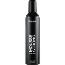 Мусс для волос Kapous Strong Styling, сильной фиксации, 857, 400 мл