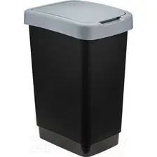 Контейнер для мусора Idea Твин М2469 (25л, серый)
