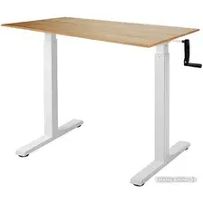 Стол с регулировкой высоты King Style Manual N06-22D White (дуб натуральный)