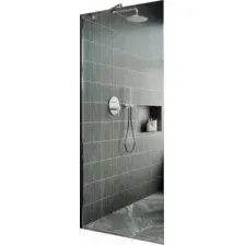 Душевая стенка MaybahGlass 119x195 / MGD-683-5ш (прозрачное стекло/хром матовый)