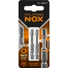 Бита Torsion E6.3 Hex6-50 карта STRONG 2 шт арт. 338650-2