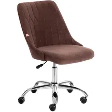 Кресло офисное Tetchair Swan флок (коричневый)