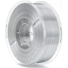 Филамент Elegoo PLA Silk (1.75 мм, 1 кг, серебристо-серый шелк)