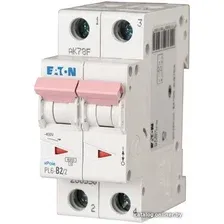 Выключатель автоматический Eaton PL6 2P 2А С 6кА 2M 286562