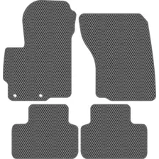 Комплект ковриков для авто Alicosta Mitsubishi ASX I (suv / GA1W, GA2W, GA3W) 2010 - Н.В. (серый, ромб)