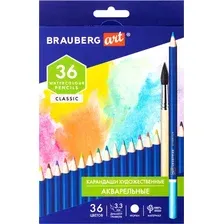 Набор акварельных карандашей Brauberg Art Classic / 181531 (36цв)