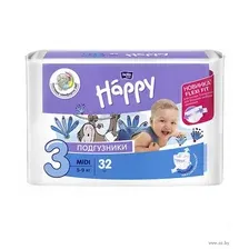 Подгузники "Baby Happy Midi" (5-9 кг; 32 шт.)