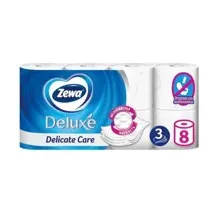Туалетная бумага Zewa Deluxe Pure White (1x8рул)