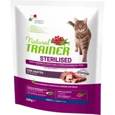 Сухой корм для кошек Trainer Natural Sterilised с уткой (300г)