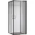 Душевой уголок Veconi 90x90 RV50B-9090-01-C8 (стекло прозрачное/черный)