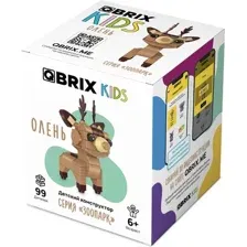 Конструктор QBRIX Kids Зоопарк. Олень 30045