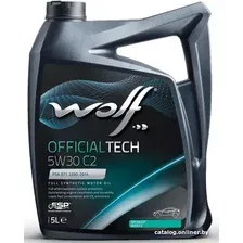 Моторное масло Wolf OfficialTech 5W-30 C2 4л
