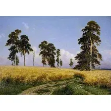 Картина Stamprint Рожь И.И. Шишкин PT024 (50x70)