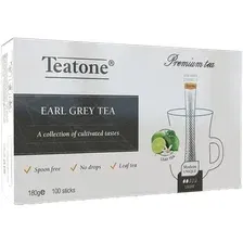Чай пакетированный Teatone Черный Аромат бергамота (100пак)