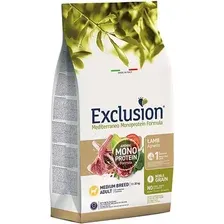 Сухой корм для собак Exclusion Monoprotein Lamb Noble Grain средних пород с ягненком NGALM12 (12 кг)