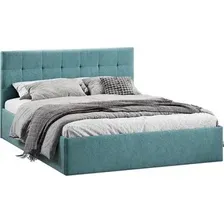 Кровать Трия Джоли Тип 1 универсальный 140x200 (микровелюр Wellmart Indigo)