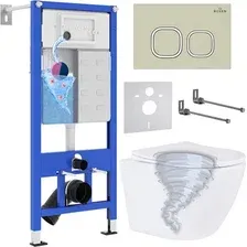 Инсталляция с унитазом подвесным Roxen StounFix Dual Fresh 968388