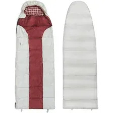 Спальный мешок Atemi Quilt 250RN (правая молния, серый/красный)
