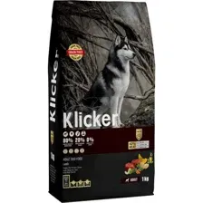 KLICKER Корм сухой для взрослых собак c ягненком,ф.1кг
