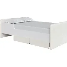 Односпальная кровать Proson Mika 80x190 (белый/лофти лен)