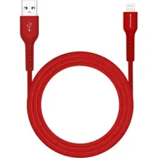 Кабель Atomic Flexstick Robust 30.322 USB Type-A - Lightning (1.5 м, красный)