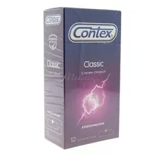 Презервативы CONTEX Classic классические с гелем-смазкой, 12 шт