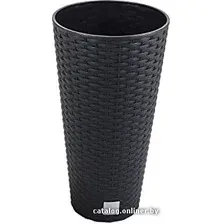 Кашпо Prosperplast Rato tubus DRTUS400 (антрацит)