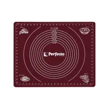 Коврик для теста с мерными делениями силиконовый 50х40 см BURGUNDY PERFECTO LINEA 23-504014