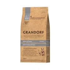 Сухой корм для собак Grandorf Adult Medium & Maxi Rabbit & Turkey (с кроликом и индейкой) 10 кг