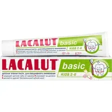 Зубная паста Lacalut Basic Kids 2-6 (60г)