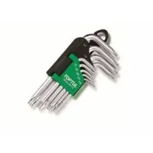 Набор ключей Torx T10-Т50 9 предметов коротких TOPTUL