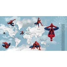 Фотообои Citydecor Superhero Spiderman 7 с защитным покрытием карта и ростомер, 500x260