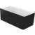 Ванна Belux Турин ТУ-1600 L (19, черный матовый/Solid Surface)