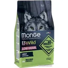 Сухой корм для собак Monge BWild Low Grain All Breeds Adult Wild Boar (для всех пород с мясом дикого кабана) 2.5 кг